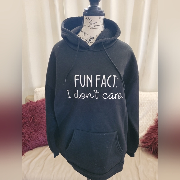 COPY - Womans funny hoodie. Size large. - Picture 1 of 4